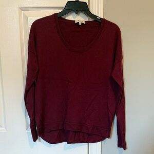 Madewell burgundy red sweater